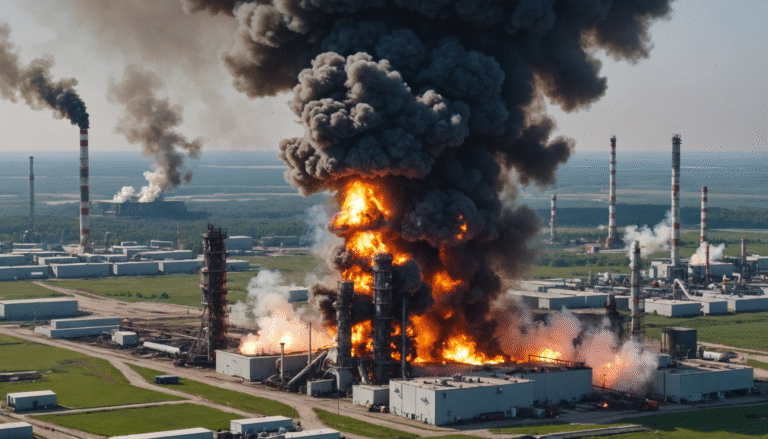 Ukraine Strikes Major Russian Oil Refinery in Escalating Drone Campaign