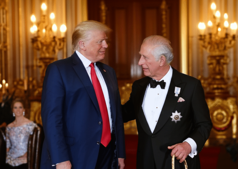 King Charles Hosts Donald Trump for State Banquet at Windsor Castle