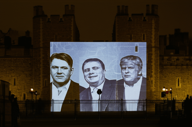 Trump-Epstein Projection: Four Men Bailed After Windsor Castle Incident