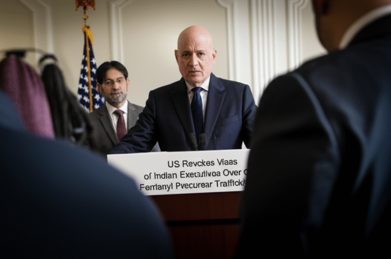 US Revokes Visas of Indian Executives Over Fentanyl Precursor Trafficking