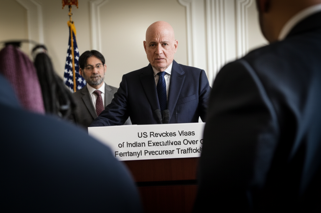 US Revokes Visas of Indian Executives Over Fentanyl Precursor Trafficking