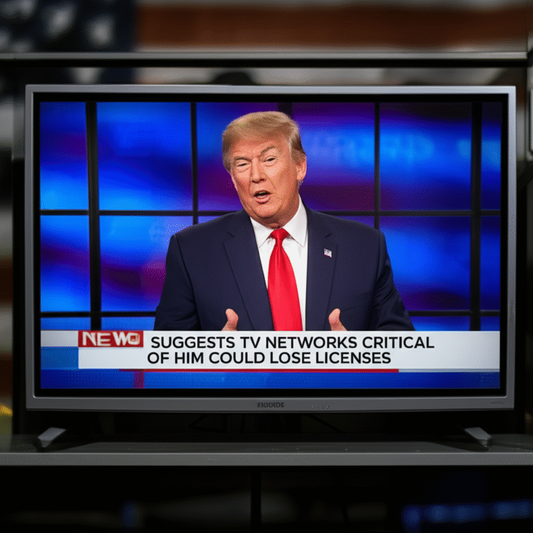 Trump Suggests TV Networks Critical of Him Could Lose Licenses