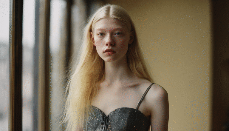 Hunter Schafer Stuns in Bustier Dress at Seoul Event