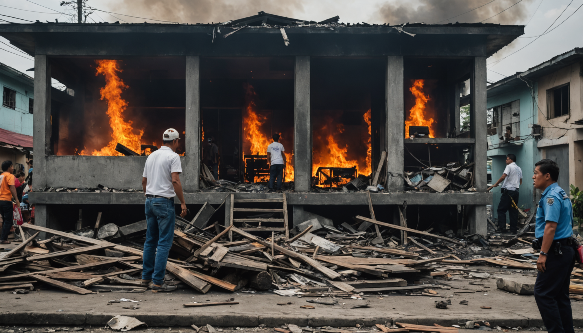 Massive Fire Destroys Residential Homes in Manila, Hundreds Displaced