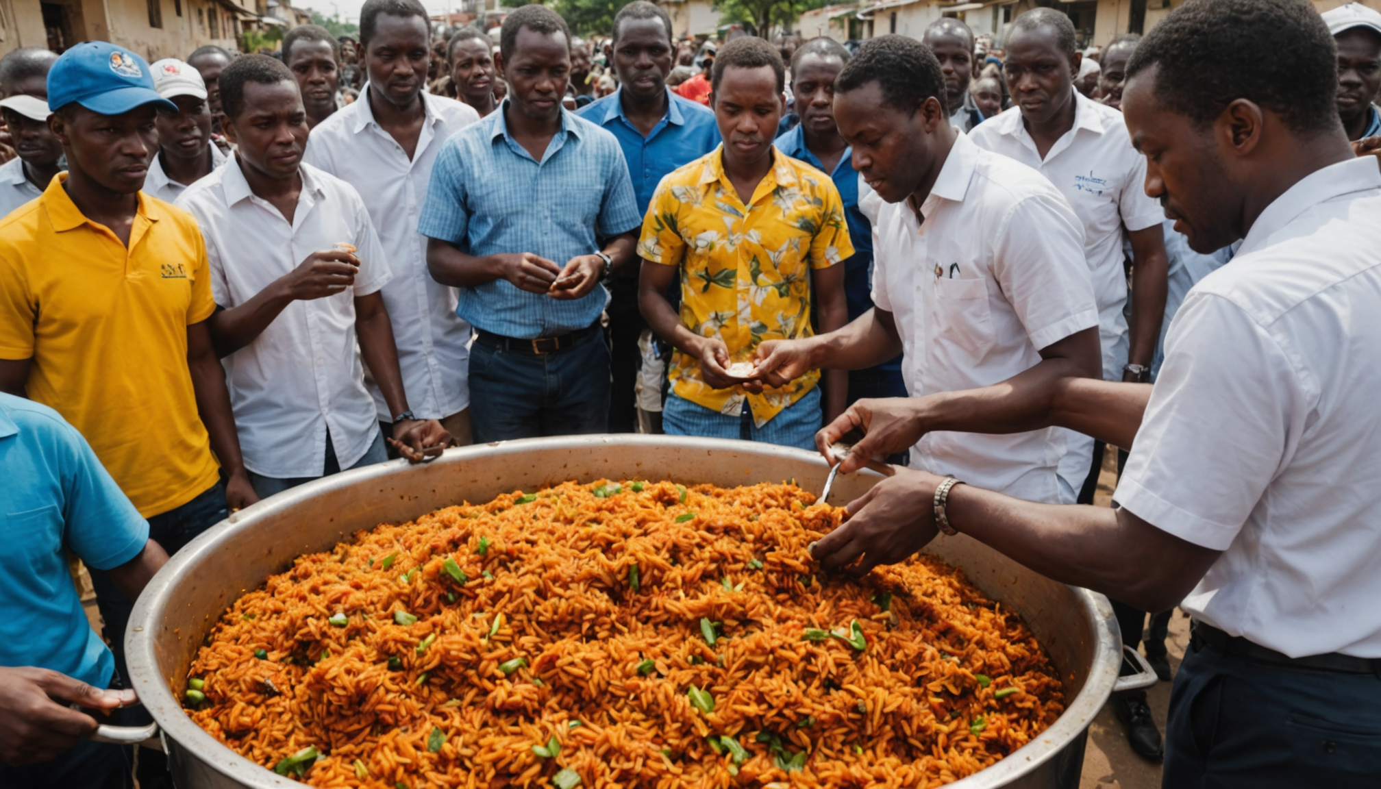 Nigerian Chef's Attempt at World's Largest Pot of Jollof Rice Ends in Disaster