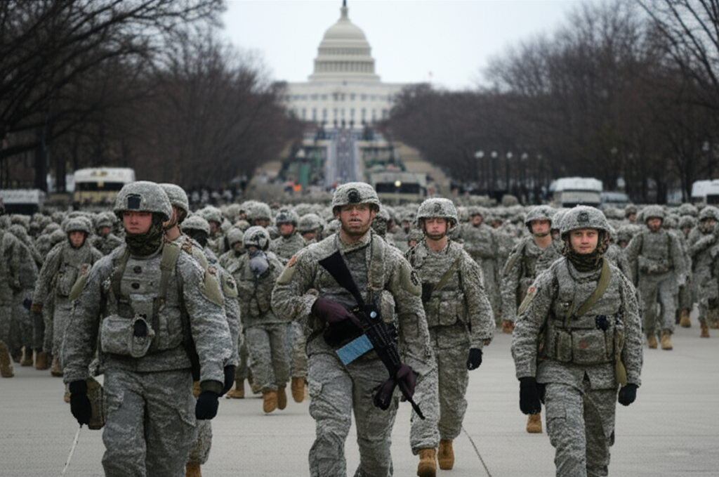 National Guard Washington Deployment Encompasses Security and Extensive Cleanup