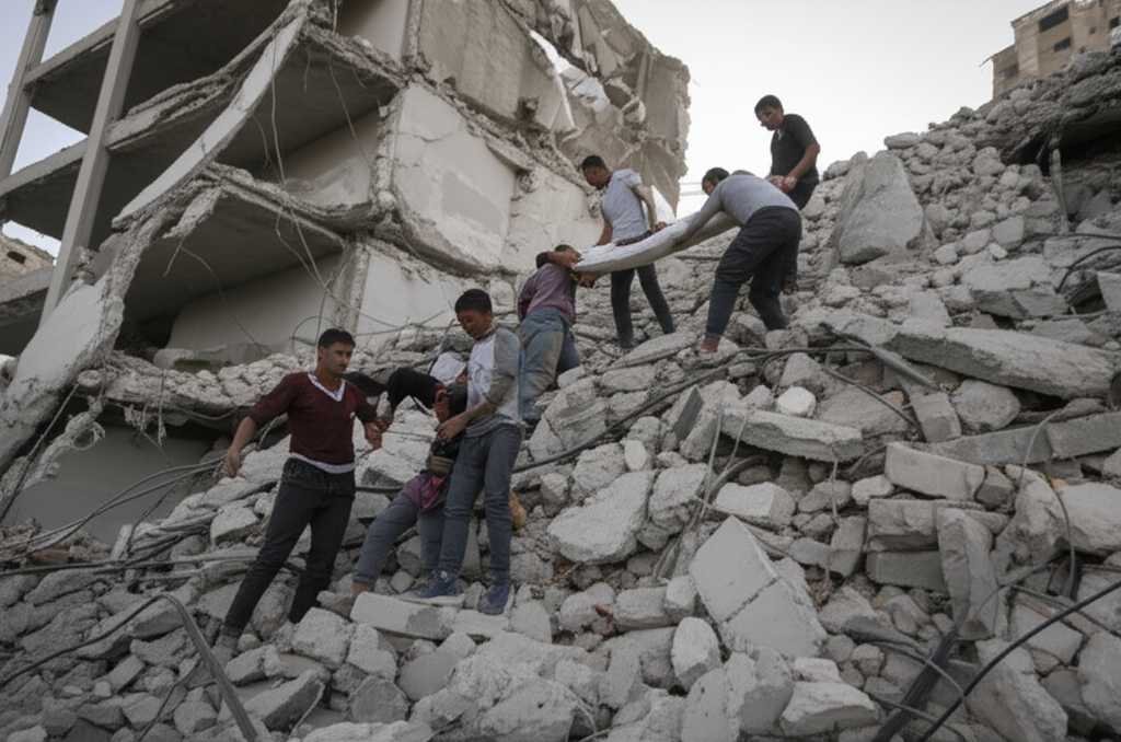 Gaza City Bombing Intensifies Following Rubio's Pledge of US Support for Israel