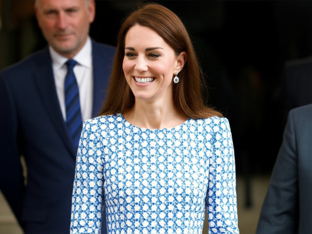 Kate Middleton's Gold Gown Sparks Speculation of Diplomatic Tactic With Trump