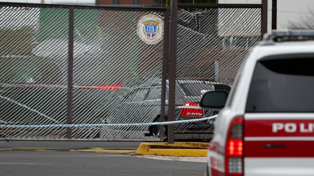 Car Strikes Fence at Pittsburgh FBI Office
