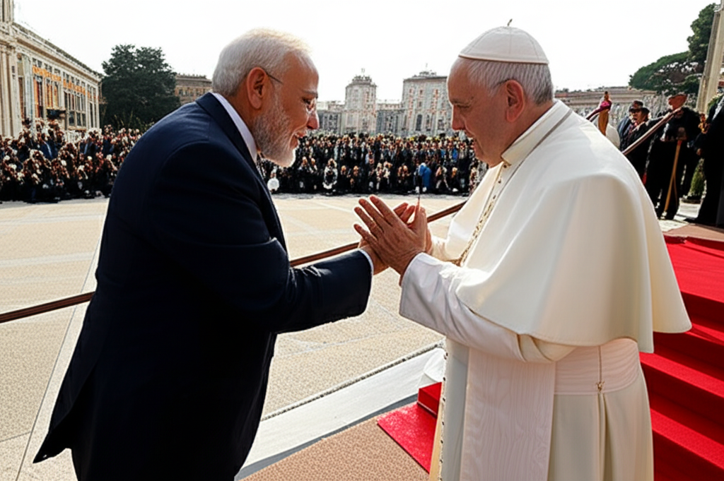 PM Modi Receives Papal Blessing on 75th Birthday Amid Global Greetings